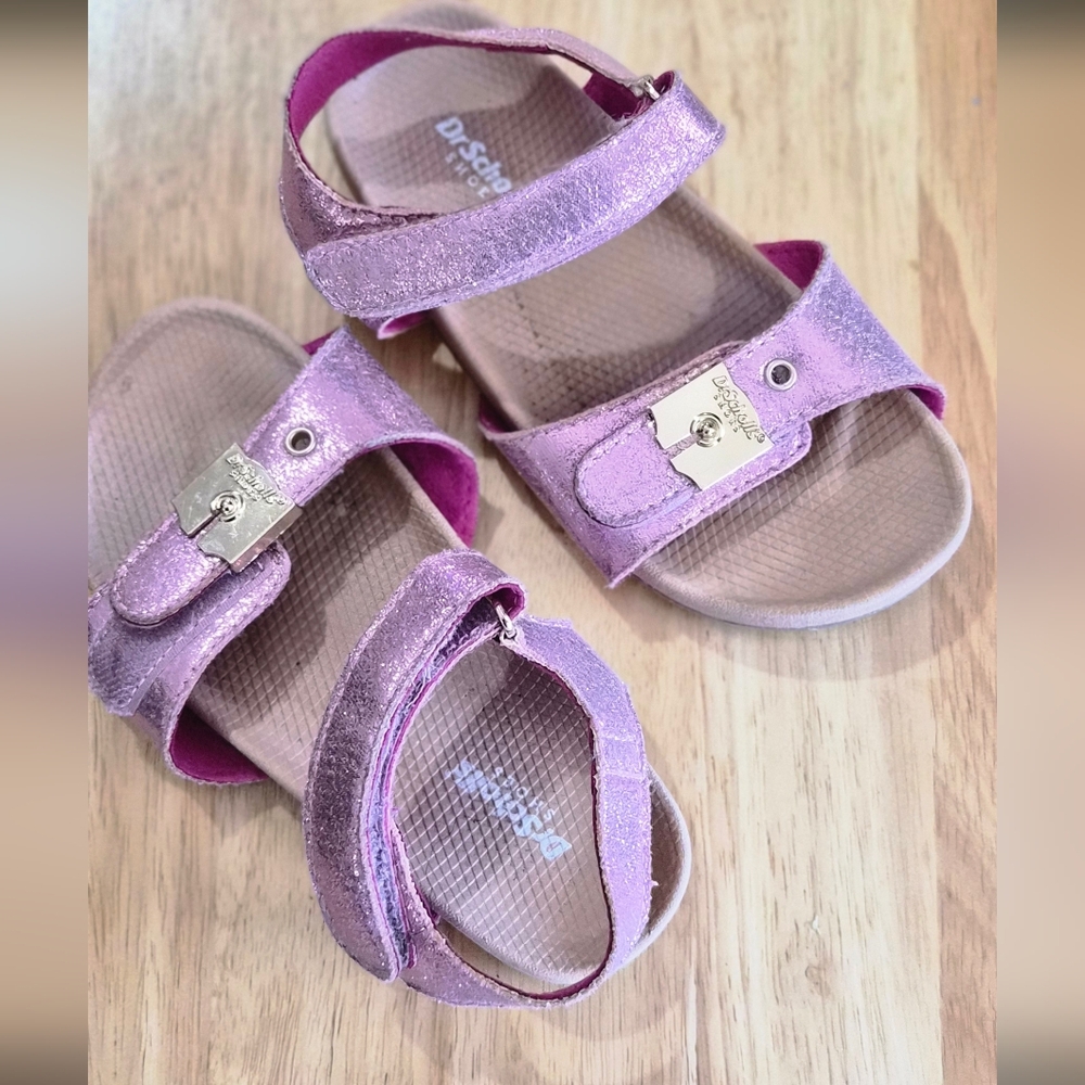 Dr. Scholl's Kids Glittery Pink Sandals